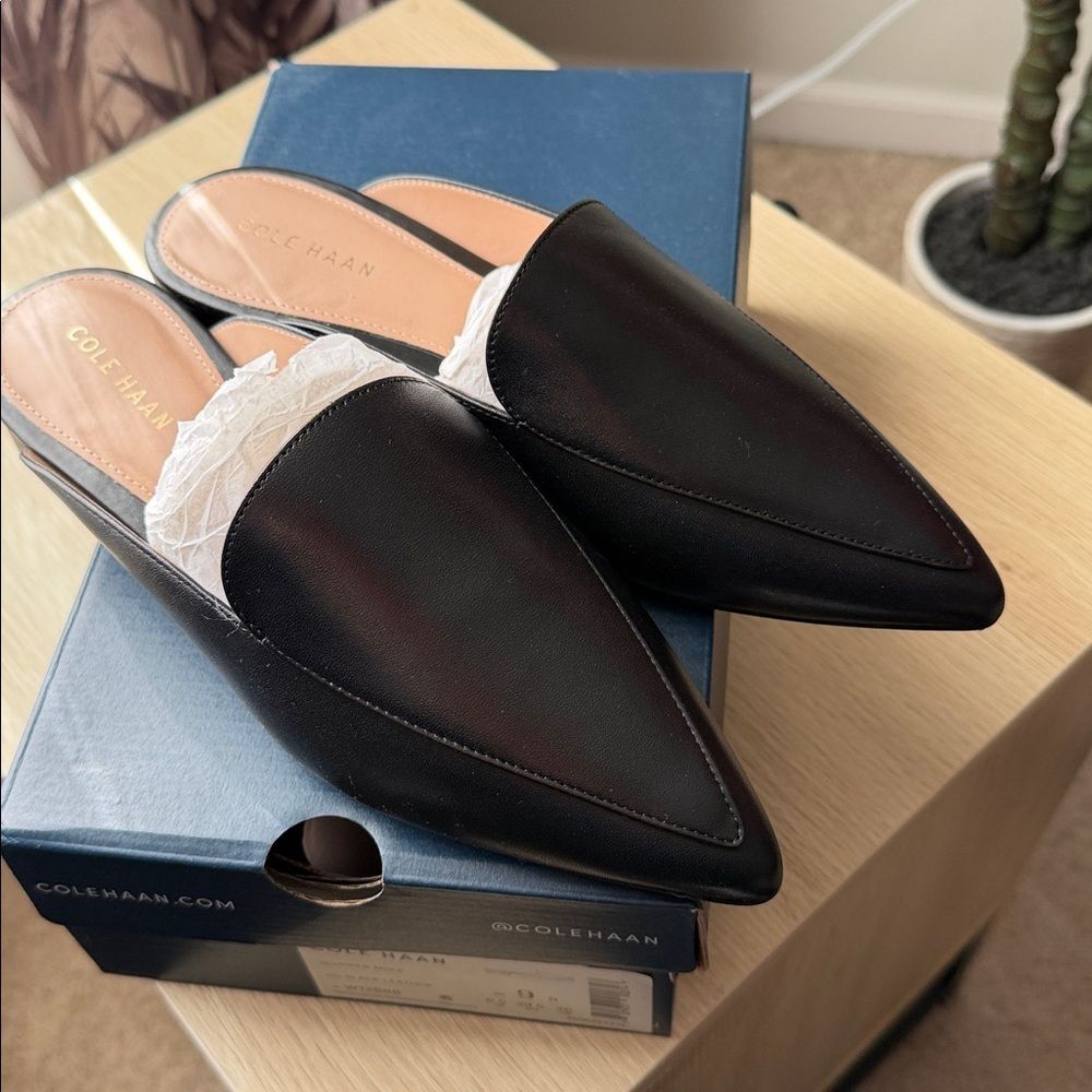 Cole Haan Piper Mule Black leather Size 9 - Picture 9 of 10